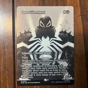 MTG card Opposition Agent Creature Human Rogue Borderless Card!